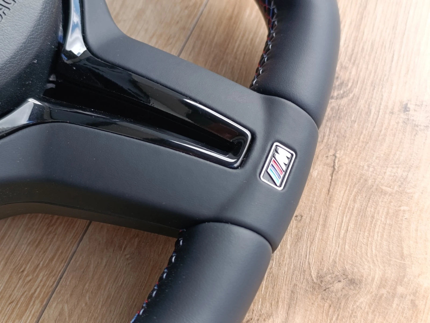 BMW M Performance Style Flat Bottom Steering Wheel F30 F32 F10 F20 F07 F01 M3 M4 M5 Leather Paddle Shift OEM Fitment