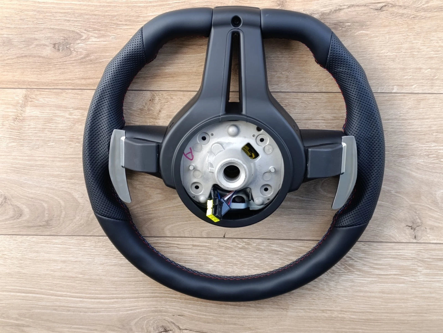 BMW M Performance Style Flat Bottom Steering Wheel F30 F32 F10 F20 F07 F01 M3 M4 M5 Leather Paddle Shift OEM Fitment